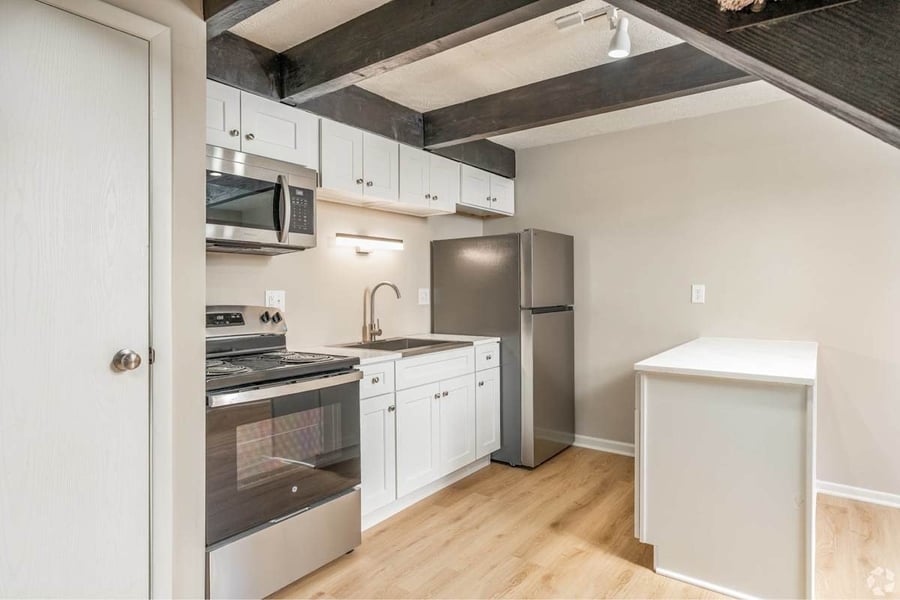 Creekbend & Chase Townhomes — Cabinetry & flooring
